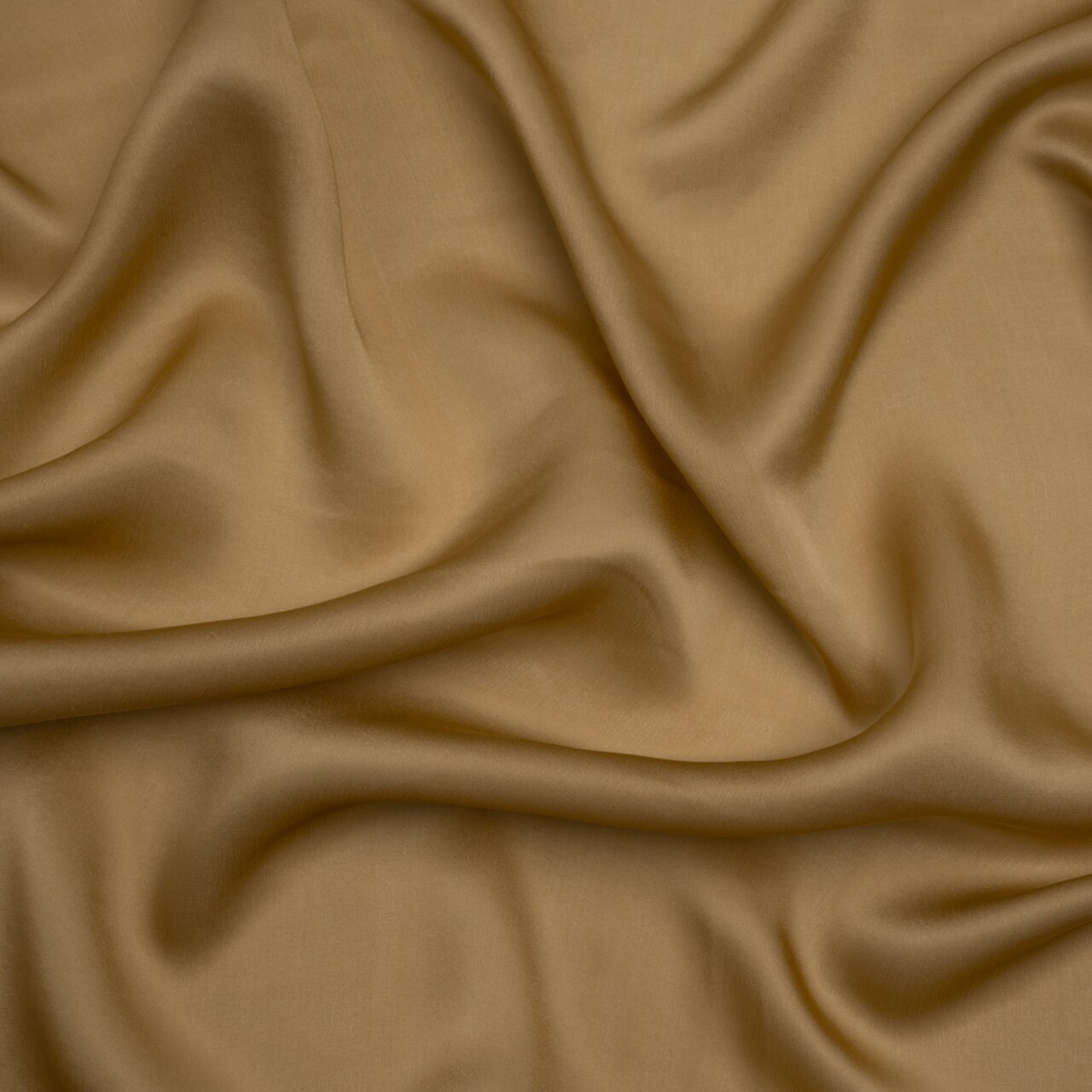 1 Yard Gold Satin-Faced Silk Chiffon Designer Fabric 56" Wide